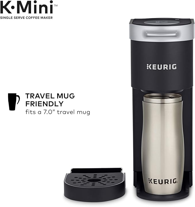 Keurig K-Mini Single Serve Coffee Maker with Maxwell House Original Medium Roast Coffee Pods 32 K-Cup Pods