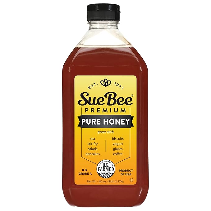 Sue Bee Pure Premium Honey Pure Honey Product of USA US Grade A 80 Ounce (Pack of 1)