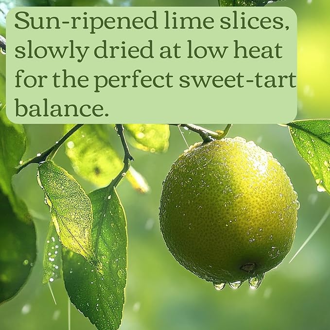 Dehydrated Lime Slices 16 oz / 1 lb / 454g Bulk - Cocktail Garnish Baking Cooking Tea Crafts | All-Natural Dried Fruit for Drinks Potpourri &amp Decor