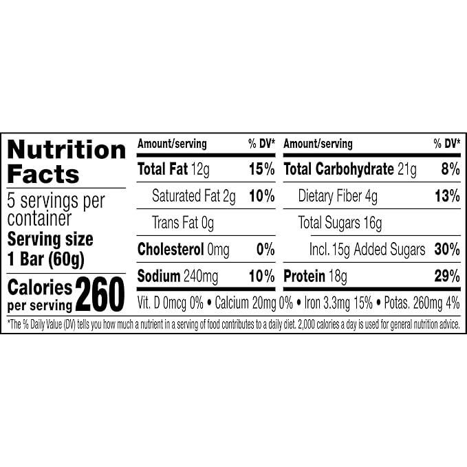 RXBAR High Protein Bars Gluten Free Protein Snacks Strawberry Peanut Butter (6 Boxes 30 Bars)