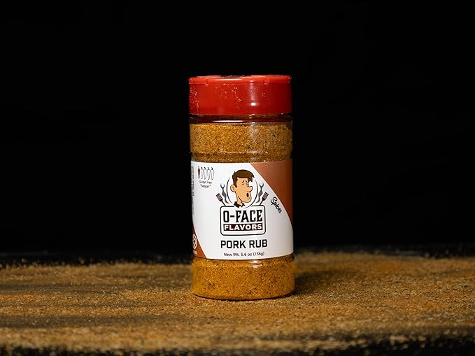 O-Face BBQ Seasoning 3 Pack Bayou Boom Boom Pork Rub Spicy Garlic Parmesan Bold Southern Flavor Variety Set