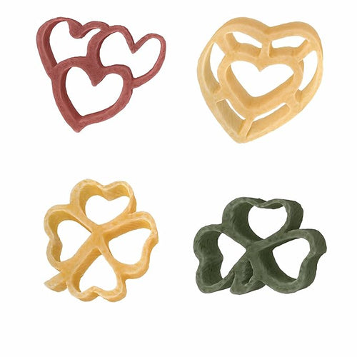 4 Pack: 2 Heart Pasta &amp 2 Good Luck Pasta