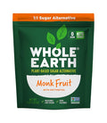 WHOLE EARTH Monk Fruit Sweetener with Erythritol Plant-Based Sugar Alternative 4LBS