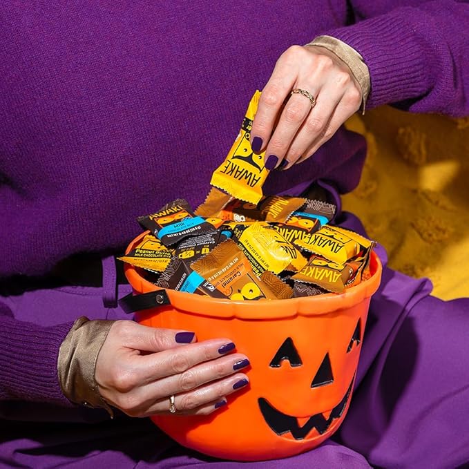 Awake - Caffeinated Chocolate Bites - Limited Edition Boo &amp Bites Milk Chocolate Halloween Variety Pack
