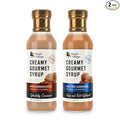 Creamy Gourmet Breakfast &amp Dessert Syrup | Organic Ingredients - Clean Label | No Preservatives Artificial Flavors or Corn Syrup | Gluten-Free | Dutch Village Salted Caramel &amp Snickerdoodle