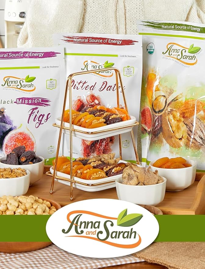 Anna and Sarah Chopped Dates with Oat Flour No Sugar Added in Resealable Bag 5 Lbs