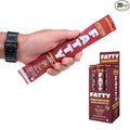 FATTY Smoked Pork Meat Sticks Raised Without Antibiotics Pepperoni Flavor 14g Protein Per Stick 2 oz. (Pack of 20)