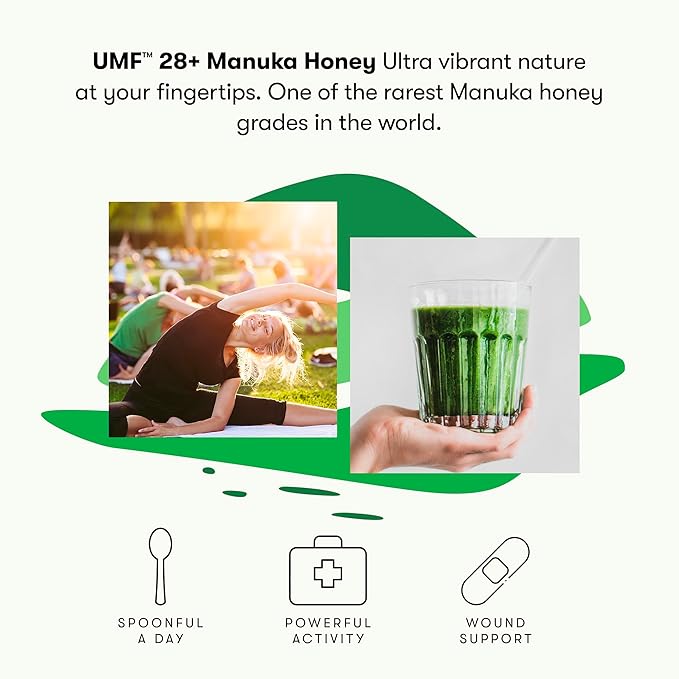 New Zealand Honey Co. Raw Manuka Honey UMF 28+ | MGO 1450+ UMF Certified / 8.8oz