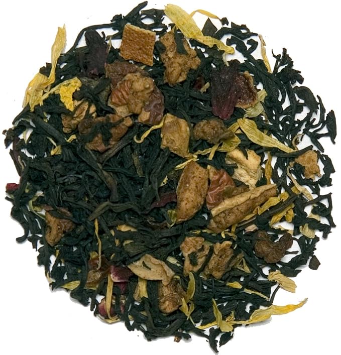 Elmwood Inn Fine Teas Pumpkin Spice Black Tea 16-Ounce Pouch