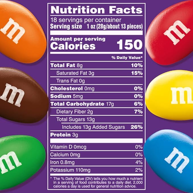 M&ampM'S Peanut Dark Chocolate Candy Bulk 9.4 oz Resealable Bag (Pack of 8) â€“ Dark Chocolate Candy Assortment for Parties Movie Snacks and Office Treats
