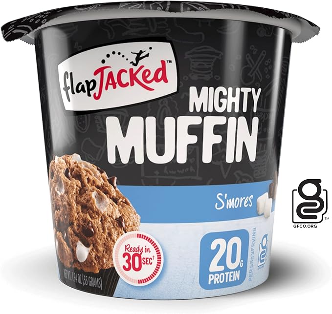 FlapJacked Mighty Muffins Gluten-Free S'mores 12 Pack