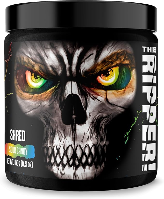 JNX SPORTS The Ripper! Fat Burner Pre Workout for Men &amp Women – Thermogenic Fat Burning Powder &amp Appetite Suppressant Boost Energy &amp Endurance – Sour Candy 30 Servings