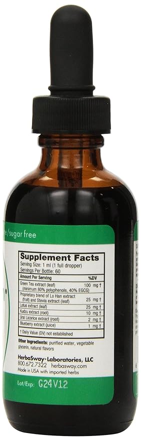 HerbaSway HerbaGreen Tea Impeccably Peach 2 Ounce