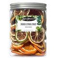 Drink Botanicals Ireland Mixed Dehydrated Citrus Fruits | Dried Orange Lime Lemon Grapefruit Slices | 50+Slices | 100% Natural | Cocktail Garnishing Wreath Cakes | 5.29 oz150G | Recyclable Jar