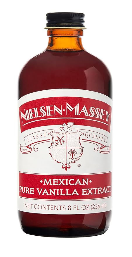 Nielsen-Massey Mexican Pure Vanilla Extract for Baking and Cooking 8 Ounce Bottle