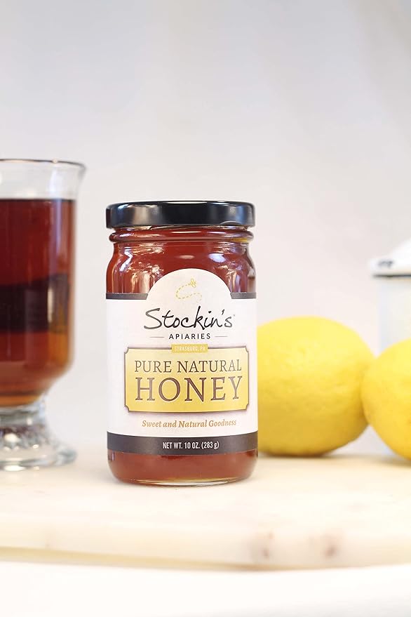 Stockin's Apiaries Pure Natural Honey Unheated Unfiltered &amp Nutritious 10 Oz.