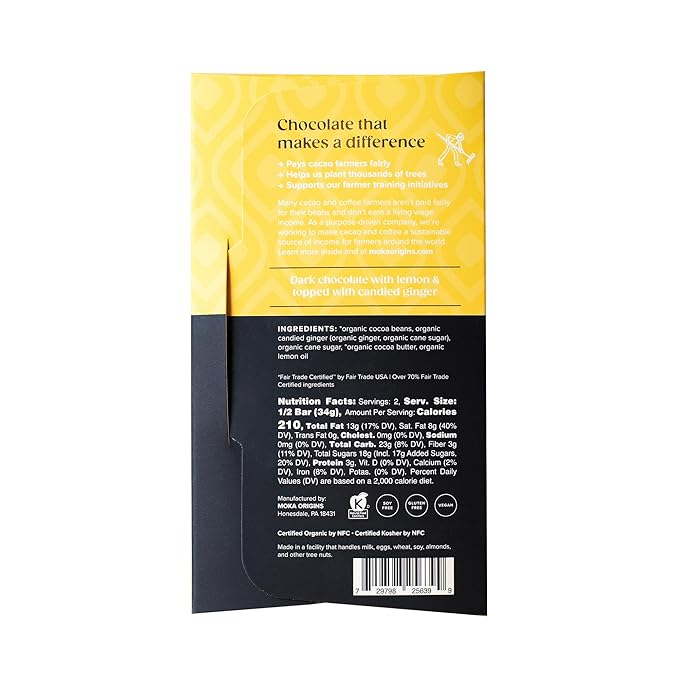 Moka Origins Organic Chocolate Bar Pack – Bean-to-Bar Direct &amp Fair Trade Small-Batch Ethically Sourced Gourmet Artisan Craft Chocolate (6-Pack Variety)