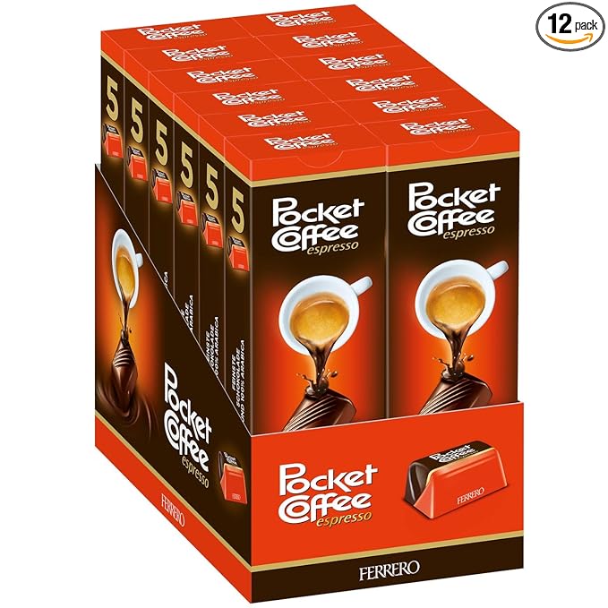 Pocket Coffee Ferrero 12-5 Piece Packs (60 Piece Case)