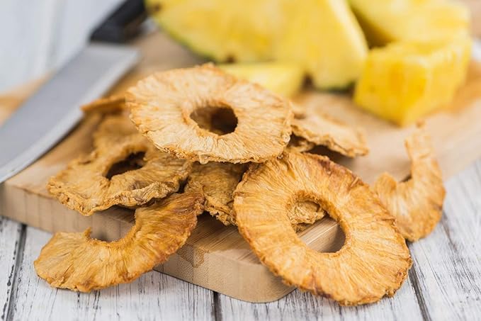 Food to Live Organic Dried Pineapple Rings 25 Pounds – Non-GMO Flavorful Chewy Fruit Snack Vegan Unsulfured No Sugar Added Bulk Great Addition to Desserts Cakes and Pies