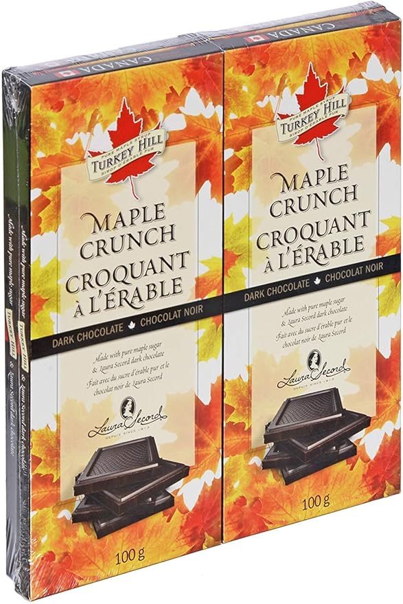 Turkey Hill 4 Pack Maple Chocolates Maple Crunch Dark Chocolate by TURKEY HILL SUGARBUSH