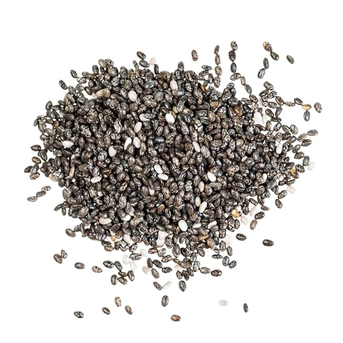 Herbalista - Premium Mexican Chia Seeds | Semilla de Chia 100% Natural Mexicana | Non-GMO Gluten-Free Vegan Superfood | High in Omega-3 &amp Fiber Keto &amp Paleo Friendly (2 LB (906g))