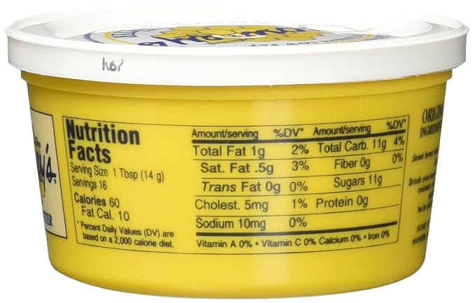 Downey's Natural Cinnamon Honey Butter 16 Ounce
