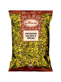 Aiva California Pistachios Halves and Pieces Pista Raw Unsalted (1 LB) – Bulk Pistachio Split Kernels Bulk Raw Pistachio Pieces Premium Nut Topping for Baking Cooking and Dubai Kunafa Chocolate