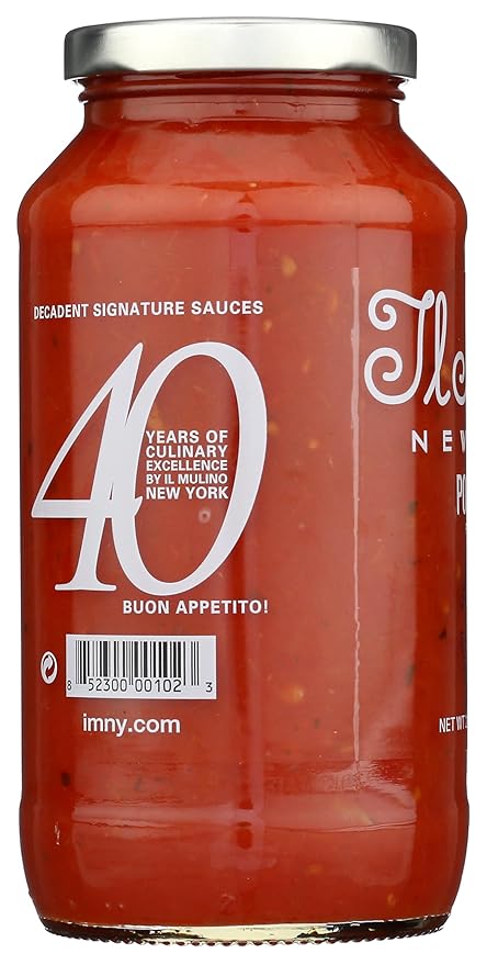 Il Mulino Pomodoro Pasta Sauce Non GMO Kosher 24 Ounces (Pack Of 6)