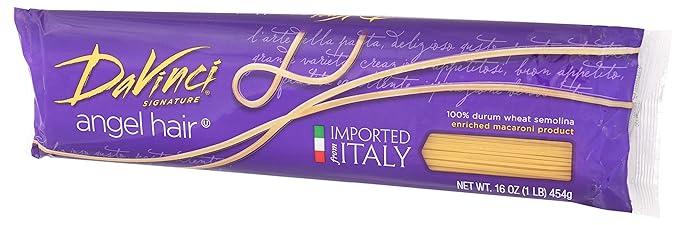 DaVinci Angel Hair Pasta 16-Ounces (Pack of 20)