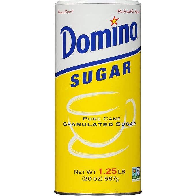 Domino® Granulated Sugar 20 oz Canister Sugar Container (Pack of 3)
