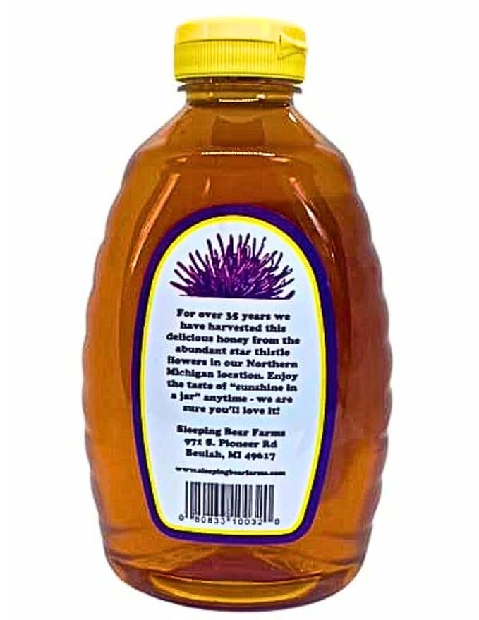 Sleeping Bear Farms Star Thistle Honey 32oz. Bottle