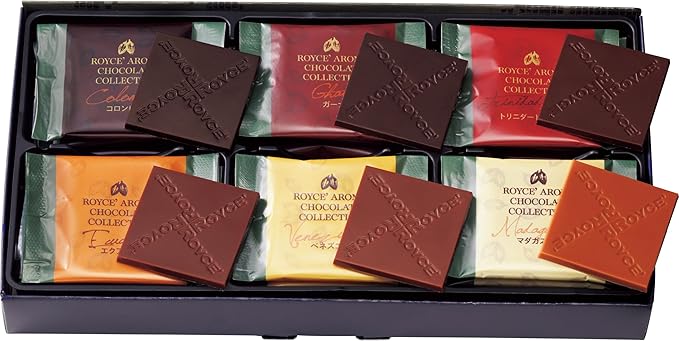 ROYCE' Aroma Chocolate Collection - Assortment of Milk Chocolates | Ideal for Baking and Desserts | No Artificial Preservatives | From Hokkaido Japan (30 Pieces of Chocolate)