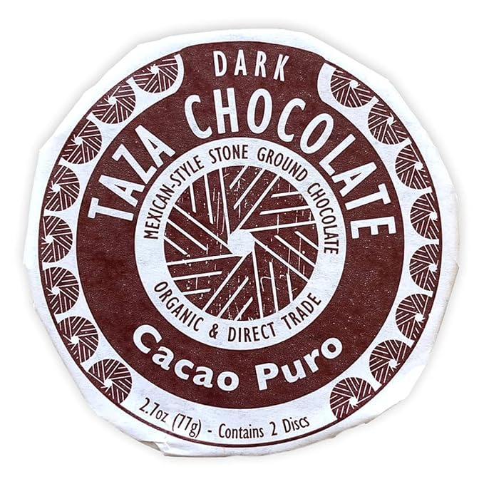 Taza Chocolate Organic Mexicano Disc 70% Dark Chocolate Cacao Puro 2.7 Ounce (12 Count) Vegan