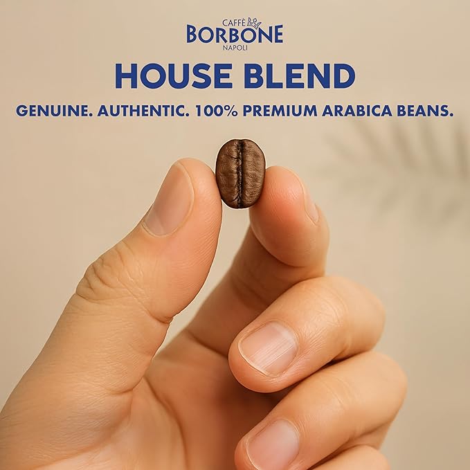 Caffè Borbone House Blend Coffee (60 Count) – Medium Roast 100% Arabica Roasted in Italy with Rich and Smooth Taste – Single Serve Coffee Pods Compatible with K-Cup Brewers
