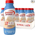 Premier Protein Shake Vanilla 30g Protein No Added Sugar 24 Vitamins &amp Minerals to Support Immune Health 11.5 fl oz 12 Pack