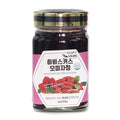 GAGOPA Korean Honey Jam 100% Organic Honey Preserved Syrup Korean Style Jam excluding SugarOnly Honey &amp Oligosaccharides/No Sugar 17.63Oz (Hibiscus&ampOmija)