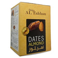 Al Tahhan Dates With Almond Stuffed Premium Semi Dry Without Seed Delicious Sweet Finest Natural Tamr Food Fresh Egypt Ramadan No Gmo Kosher Halal (1 Pack = 60 Pcs - Net W : 21.17 oz) تمرمحشو لوز
