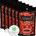 Dried Tart Montmorency Cherries Traverse Bay Fruit Co. 3 oz Bags (6-Pack) With Galley Grove Sugar-Free Breath Mints
