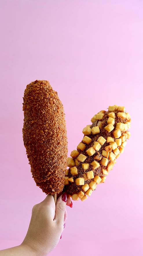 Original Mochi Corn Dog Mix - 4.5lbs - Crispy Chewy Fried Dough Add Water Cheese Potatoes