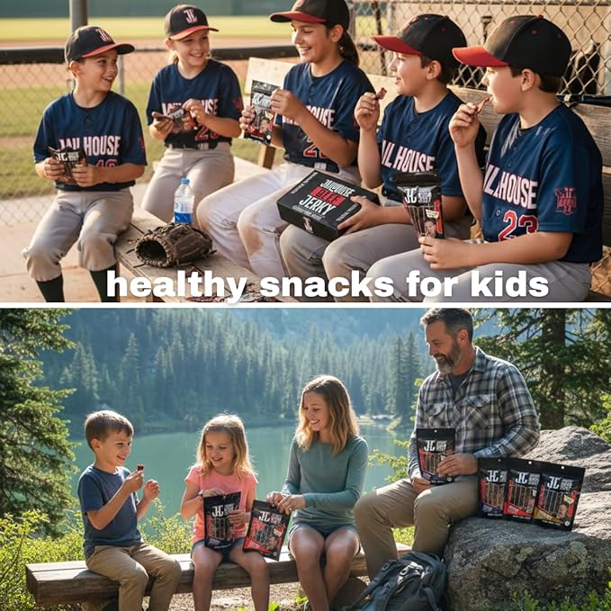 JailHouse Beef Jerky Mix Pack | High-Protein Snacks for adults Gluten-Free Jerky Fuel for Active Lifestyles | Uncut Mob Taste | Your Poker Table Carnivore Snax | The Perfect Gourmet Gift for Men