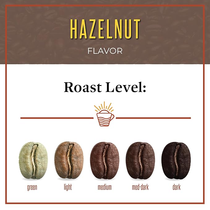 San Diego Coffee Hazelnut Medium Roast Ground Coffee 16-Ounce Bag Café molido tostado