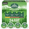 Green Mountain Coffee Variety Pack K-Cup Pods 24 Count Breakfast Blend Vermont Country Blend French Roast Dark Magic