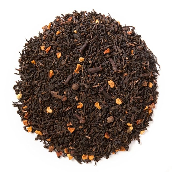 Davidson's Organics Decaffeinated Spiced Peach Loose Leaf Tea 16-Ounce Bag