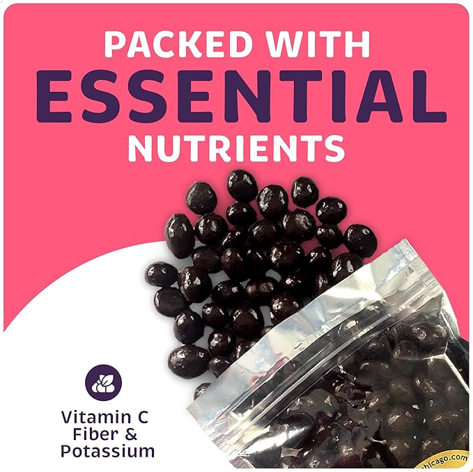 Superior Nut Chicago Dark Chocolate Covered Cherries - Sweet &amp Decadent - Natural Vitamin C Fiber &amp Potassium Source - Resealable 2.5 lb Bag
