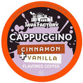 Java Factory Coffee Pods Vanilla Cream and Cinnamon Flavored Coffee for Keurig K Cup Brewers Cappuccino 40 Count