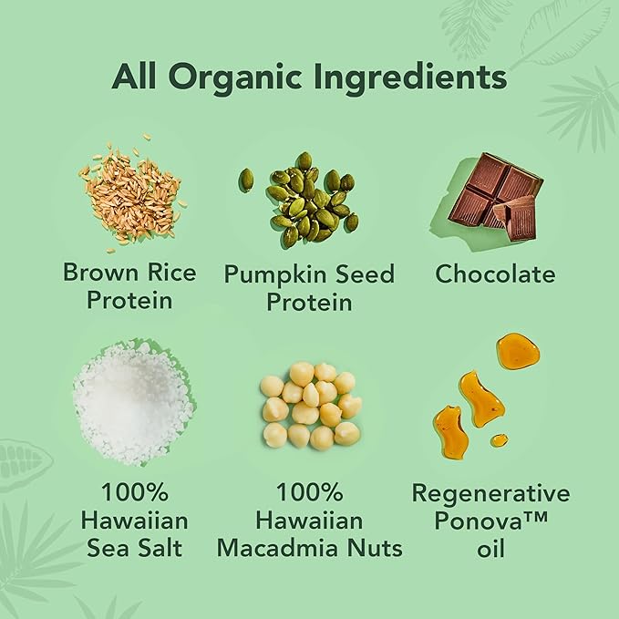 ALOHA Organic Plant Based Protein Bars | The Pa'akai Bar - Special Edition | 6 Count 1.98oz Bars | Vegan Low Sugar Gluten Free Paleo Low Carb Non-GMO Stevia Free Soy Free No Erythritol