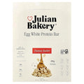Julian Bakery Egg White Protein Bar—Peanut Butter 12 Bars 2.1oz (60 g) Each | 20g Protein | 17g Fiber | 1g Sugar