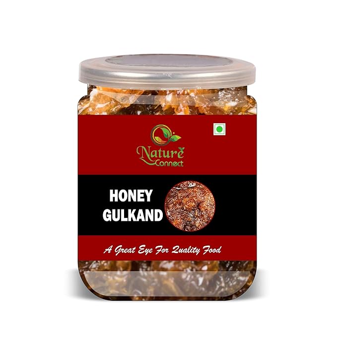 NATURE CONNECT Honey Gulkand 500 Gram Airtight Container