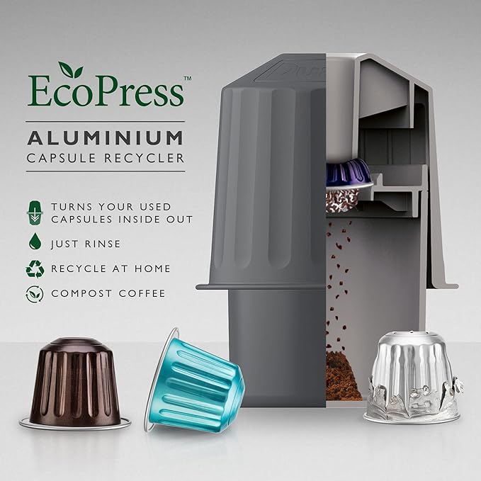 Dualit Original Line Compatible* Lungo Americano Recyclable Aluminium Coffee Capsules | 120 Pack - 12 X 10 Pk - 120 Servings of Premium Eco Friendly Coffee Pods - 100% Recyclable Original Line Compati