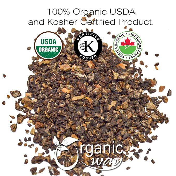 Organic Way Dried Amla/Indian Gooseberry Cut &amp Sifted (Phyllanthus emblica) - Organic &amp Kosher Certified | Raw Vegan Non GMO &amp Gluten Free | USDA Certified | Origin - India (1LBS / 16Oz)